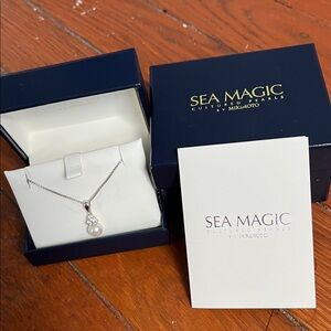 Silver Pearl Necklace